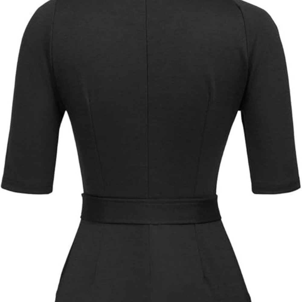 Grace Karin Charcoal Dress - Picture 2 of 5